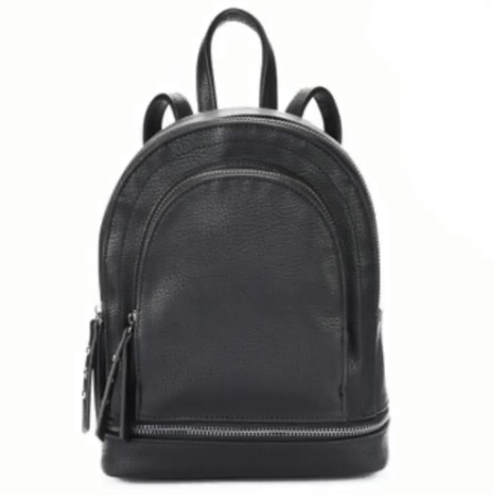 Black Mini Backpack